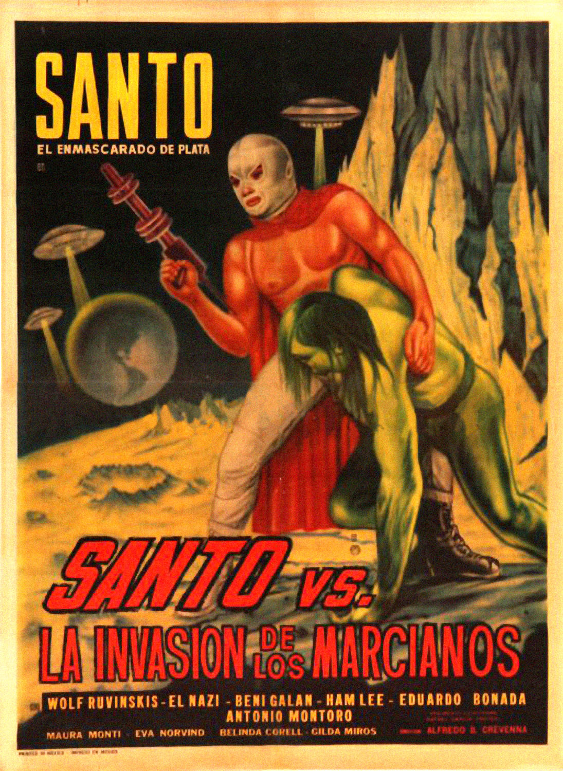 SANTO EL ENMASCARADO DE PLATA VS LA INVASIÓN DE LOS MARCIANOS